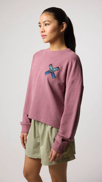 SUDADERA MUJER CLASSIC BERRY