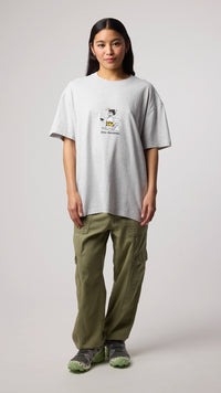 CAMISETA WIPEOUT LIGHT GREY MELANGE