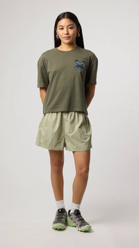 CAMISETA MUJER CLASSIC CAQUI