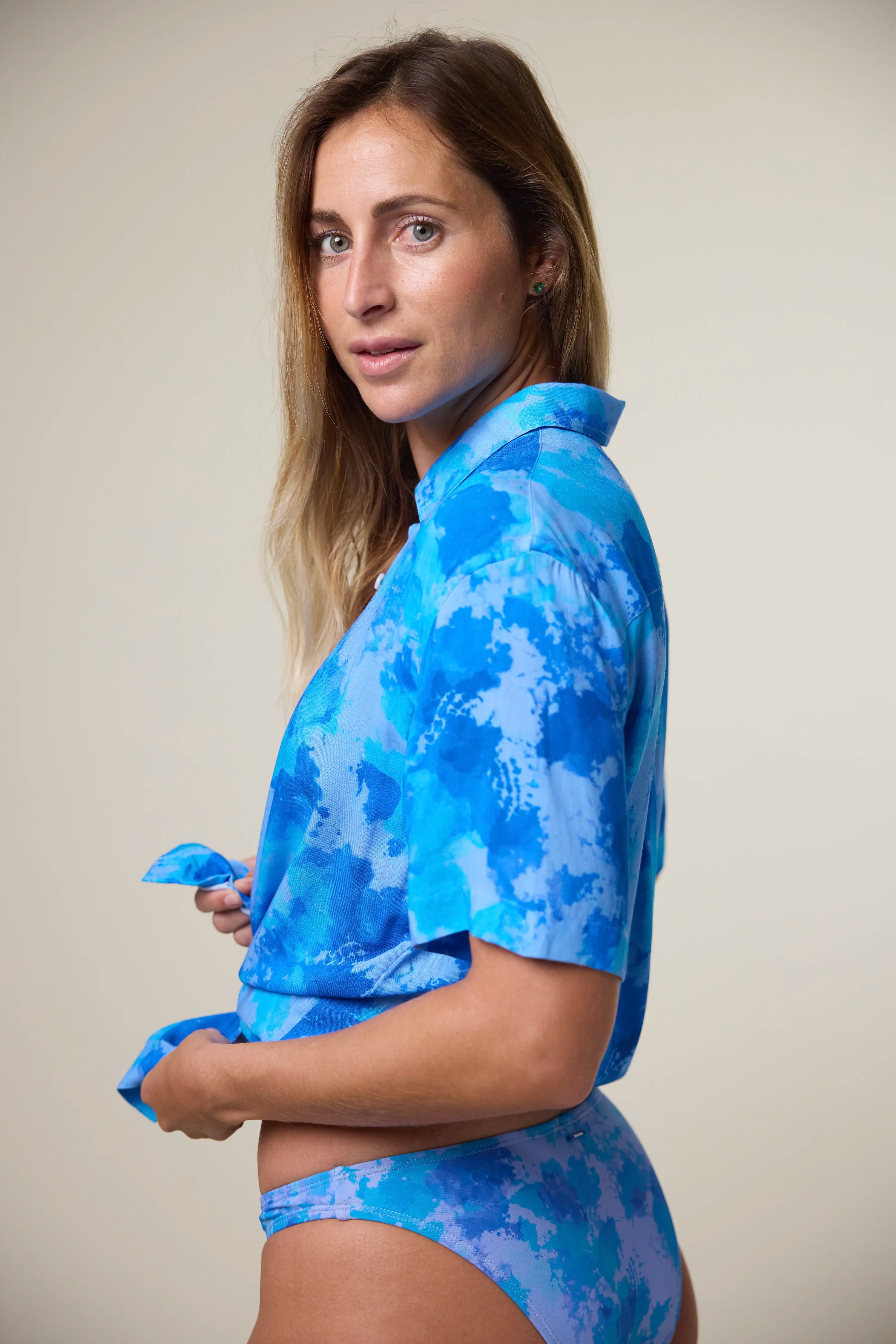 BLUE LUCIA WOMAN SS SHIRT