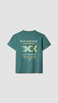 AMAZON GREEN BLOCK TEE