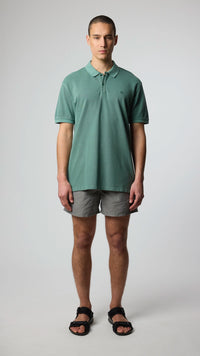 PINE GREEN ICONIC POLO