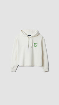 SUDADERA CON CAPUCHA MUJER NATURE BLANCO ROTO