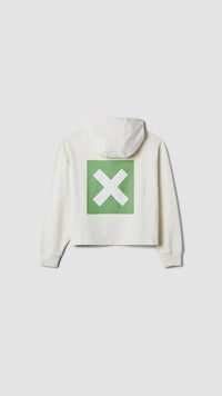 SUDADERA CON CAPUCHA MUJER NATURE BLANCO ROTO