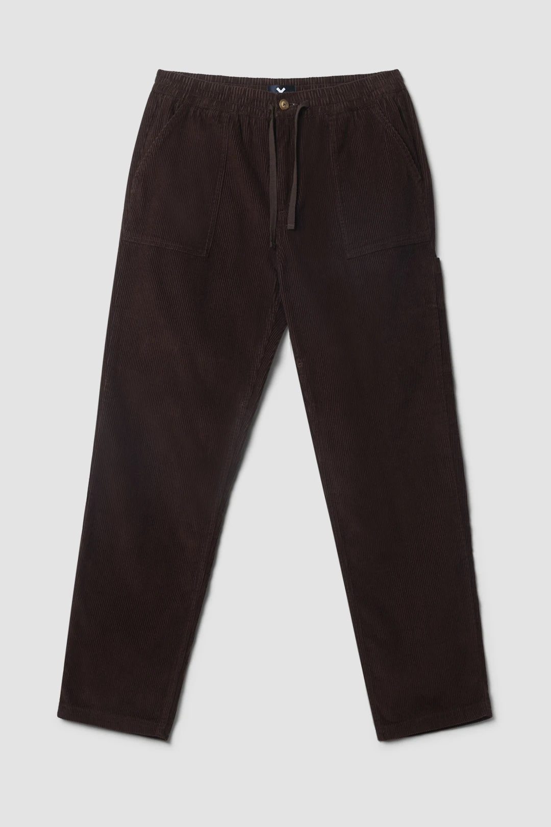 BROWN CHECK STRAIGHT PANT