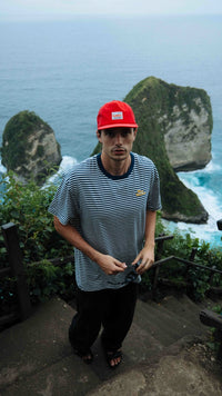 NAVY MILLER TEE
