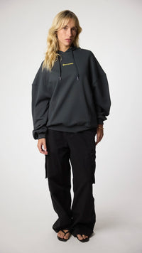 ANTHRACITE CLEAN HOODIE