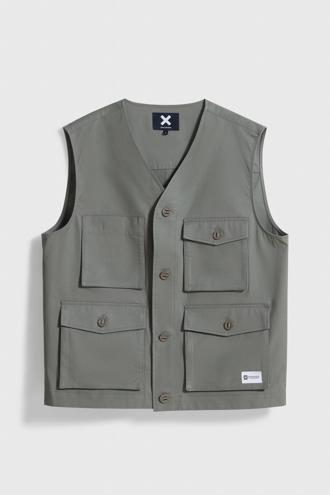 OLIVE GREEN CARGO VEST