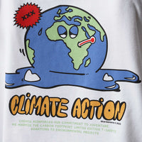 WHITE CLIMATE ACTION TEE