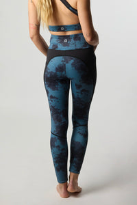 DARK BLUE ACTIVE WOMAN LEGGINGS