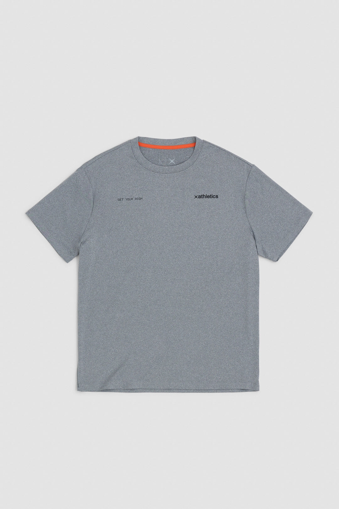 DARK GREY MELANGE TRAIN TEE