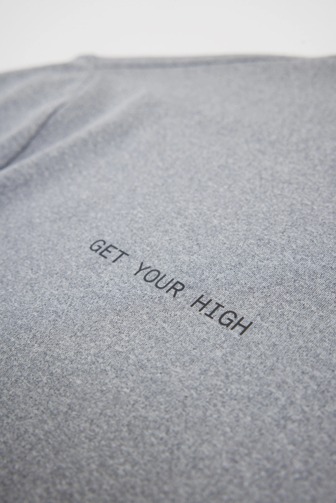 DARK GREY MELANGE TRAIN TEE