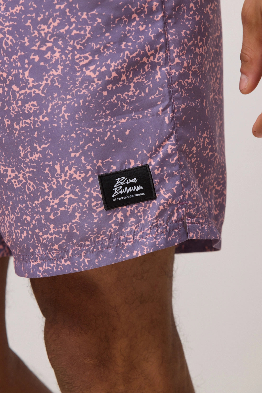 LIGHT PURPLE DRIP SWIMMING TRUNKS