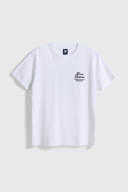 WHITE DRIVE TEE