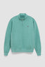 DUSTY ACQUA LOGO HALF ZIP CREW