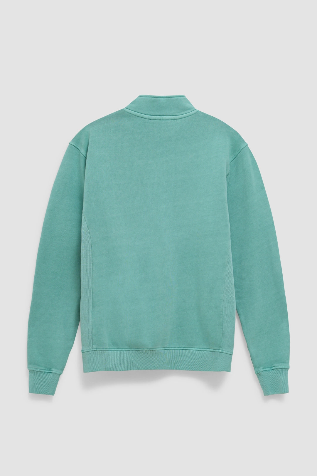 DUSTY ACQUA LOGO HALF ZIP CREW