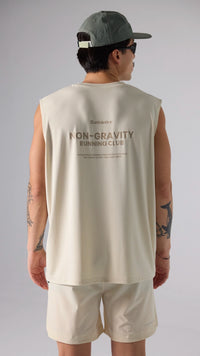 CAMISETA SIN MANGAS ACTIVE DUSTY CREAM