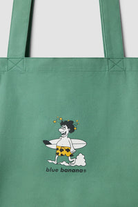 GREEN WIPEOUT TOTE BAG