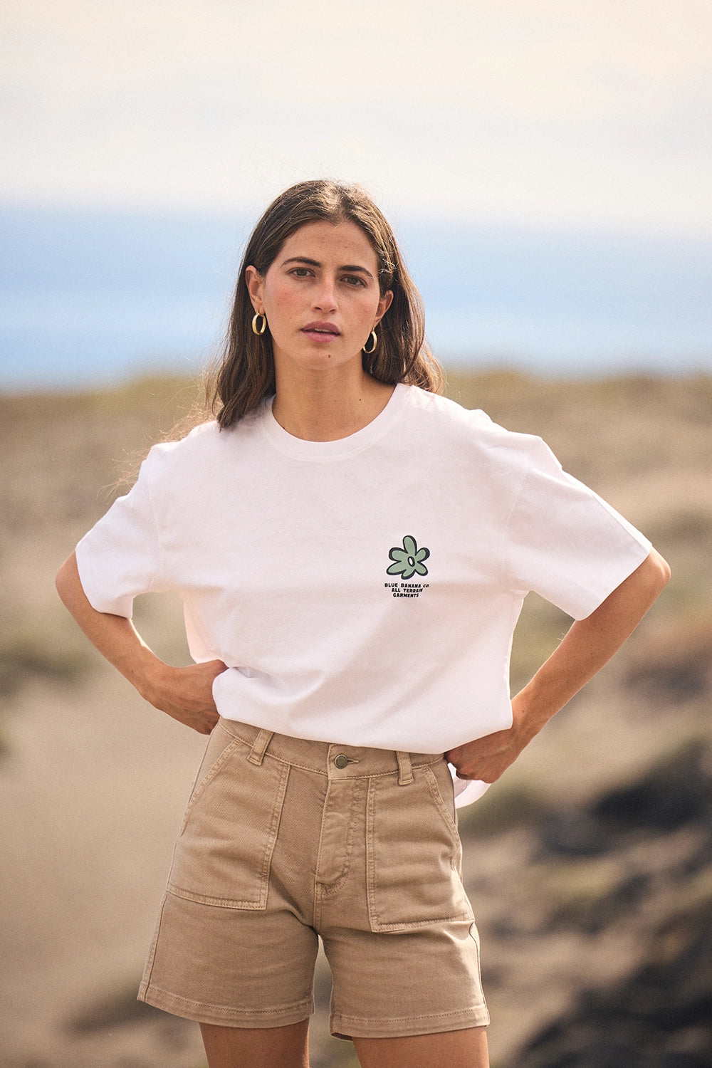 WHITE GROW TEE