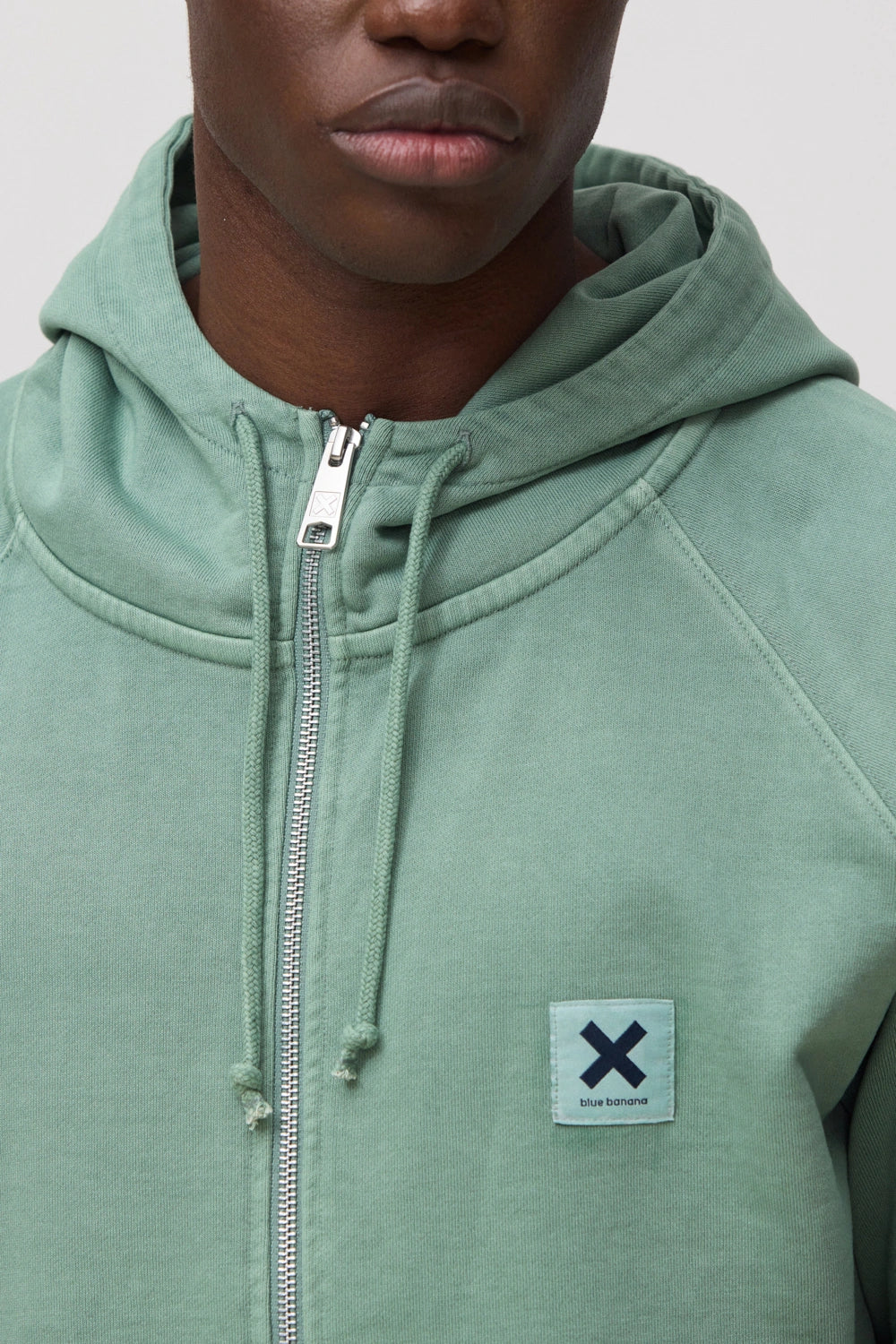 SAGE ICONIC FULL ZIP HOODIE