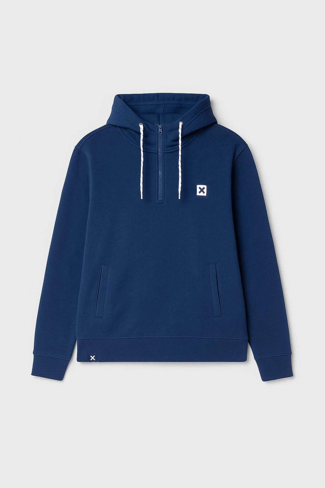 IMPERIAL BLUE ISLAND HALF ZIP HOODIE