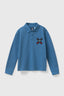 INDIGO BLUE CLASSIC KIDS LONG SLEEVE POLO