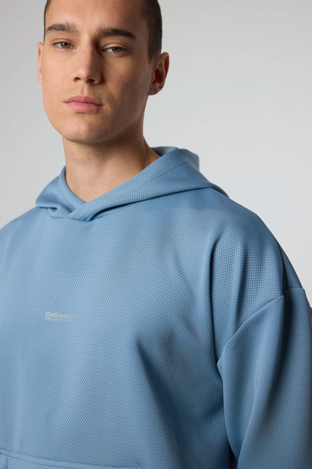 LIGHT BLUE TECH HOODIE