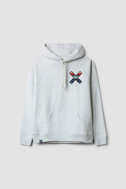 LIGHT GREY MELANGE CLASSIC HOODIE