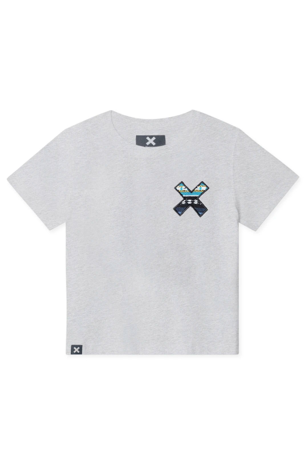 LIGHT GREY MELANGE CLASSIC KIDS TEE