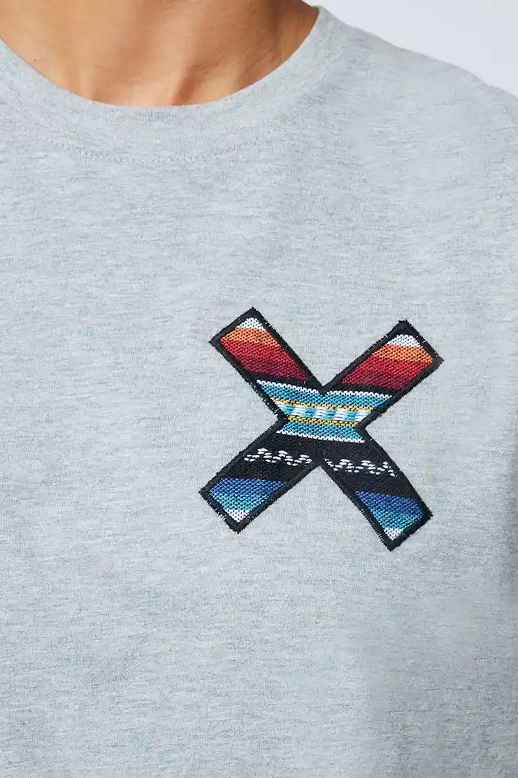 LIGHT GREY MELANGE CLASSIC TEE