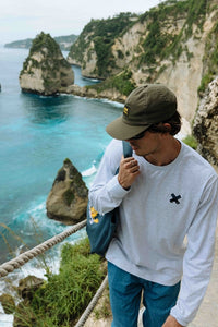 CAMISETA MANGA LARGA KARMA LIGHT GREY MELANGE