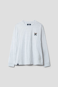 CAMISETA MANGA LARGA KARMA LIGHT GREY MELANGE