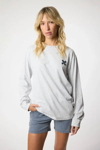 CAMISETA MANGA LARGA KARMA LIGHT GREY MELANGE