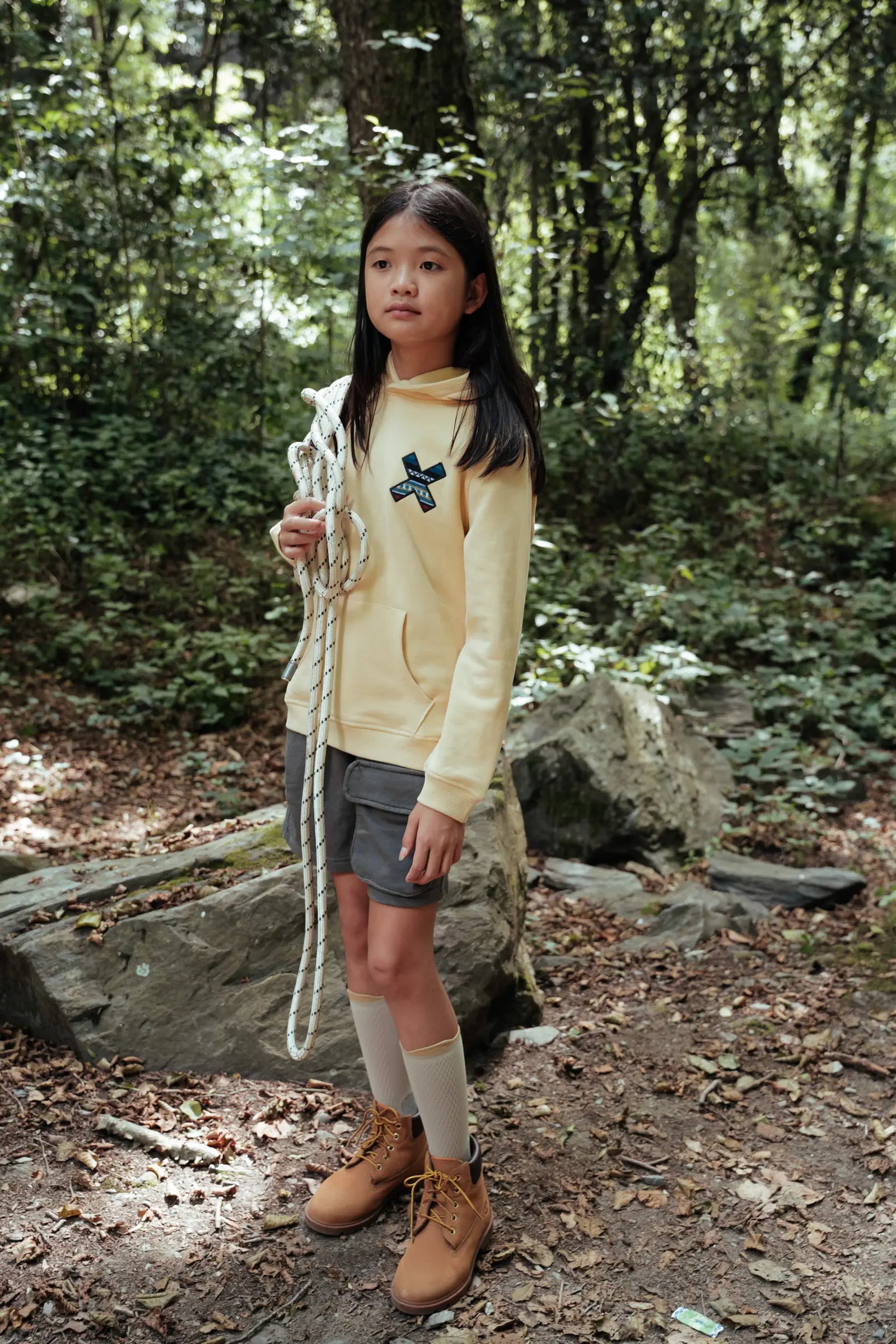 LIGHT YELLOW CLASSIC KIDS HOODIE
