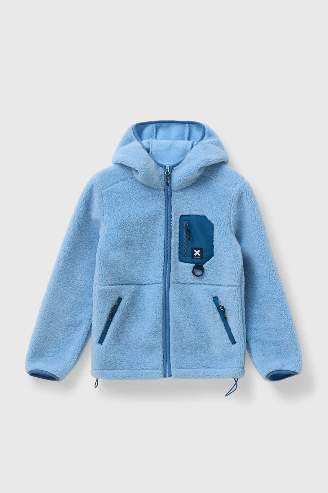LIGHT BLUE BARRY KIDS POLAR HOODIE