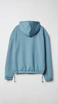 SUDADERA CON CAPUCHA TECH LIGHT BLUE