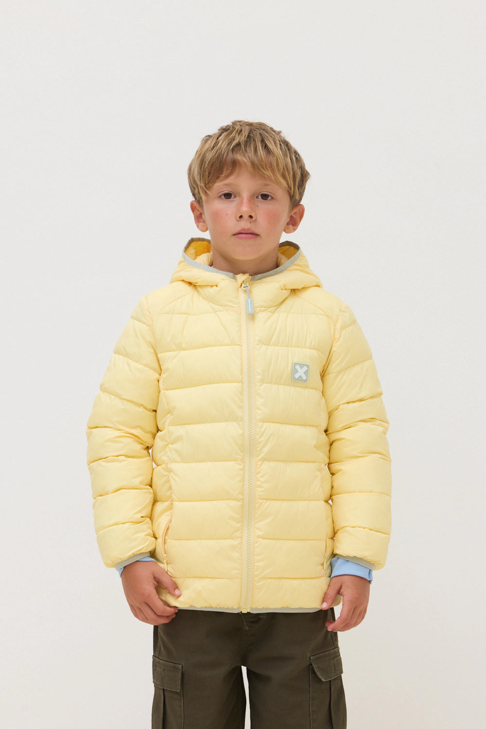 LIGHT YELLOW SUNNY KIDS PUFFER