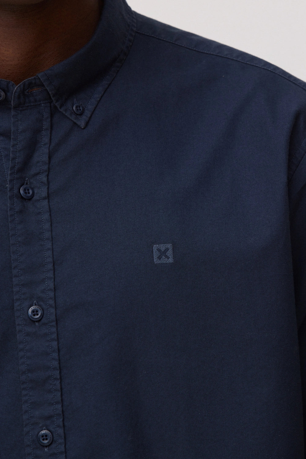 NAVY LOOM SHIRT