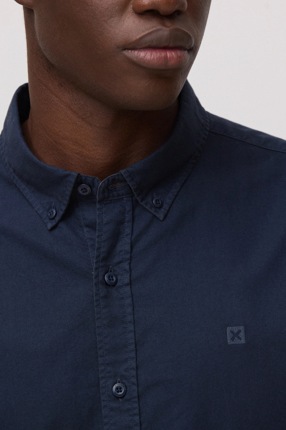 NAVY LOOM SHIRT