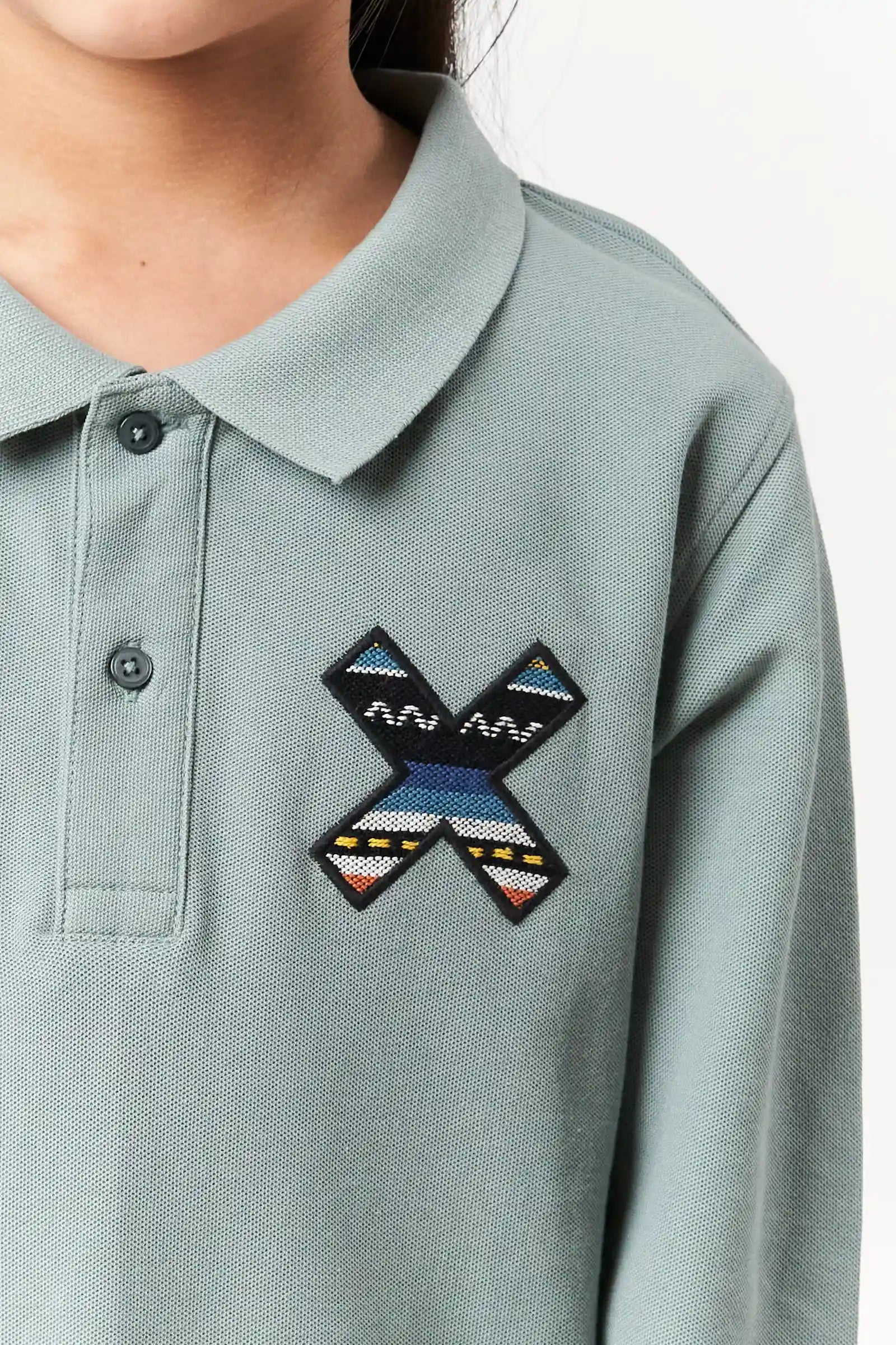 MINT CLASSIC KIDS LONG SLEEVE POLO