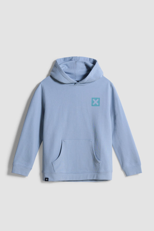 ICE BLUE NATURE KIDS HOODIE