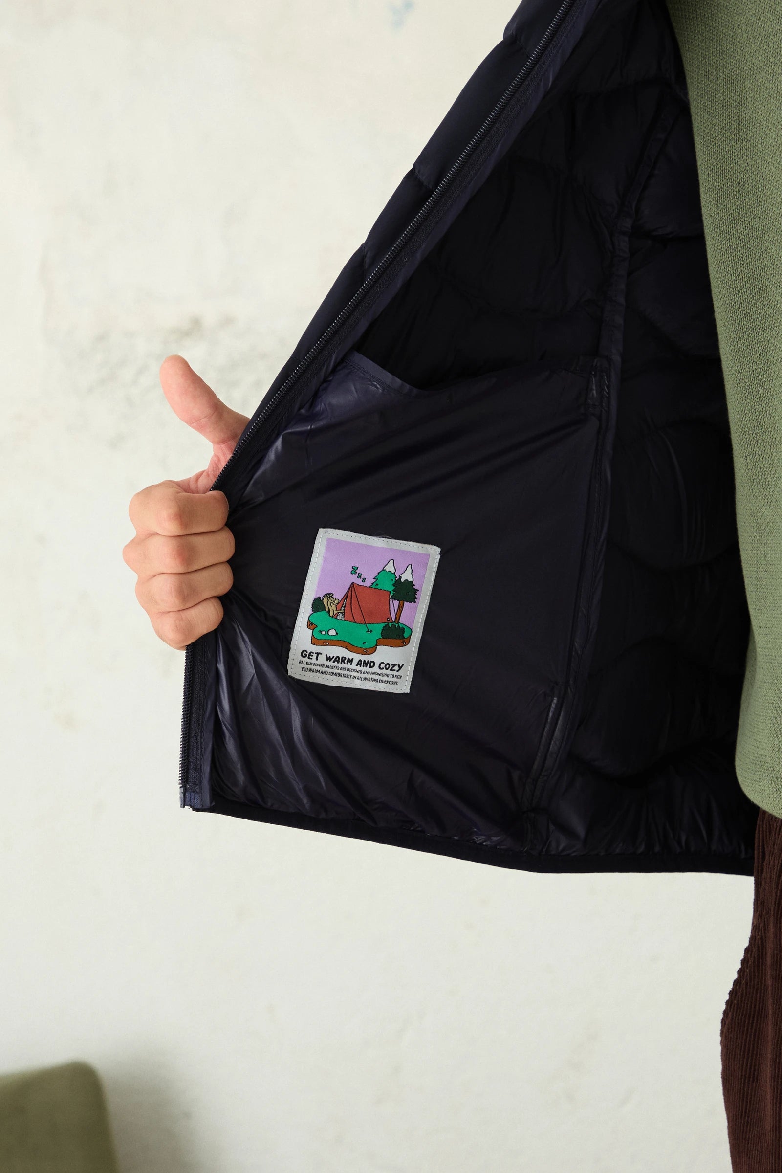 NAVY BLIZZARD PUFFER