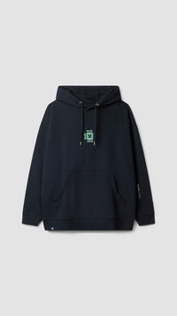 NAVY FOAM HOODIE