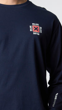 CAMISETA MANGA LARGA FOAM AZUL MARINO