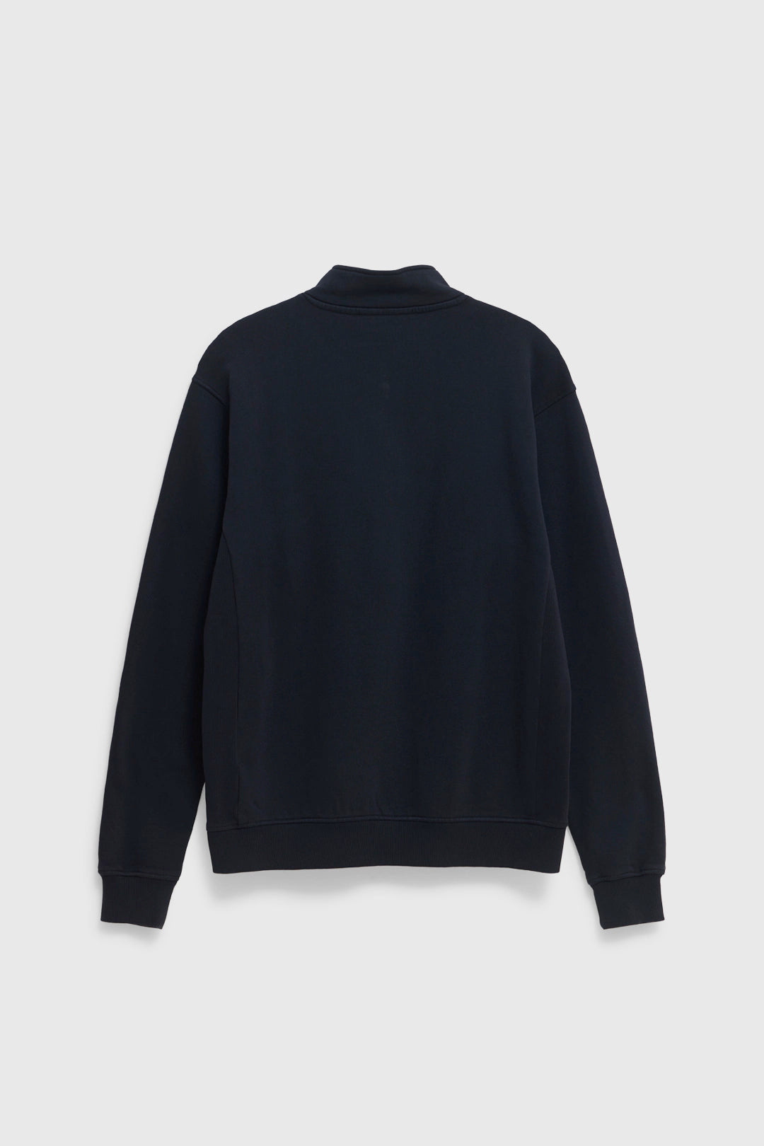 NAVY LOGO HALF ZIP CREW