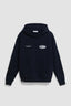 NAVY OVAL HOODIE