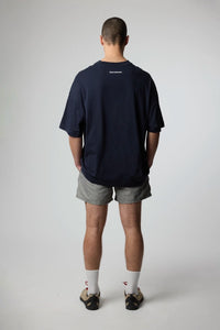 NAVY PATCH TEE