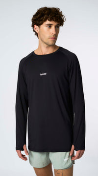 DEEP BLACK TRAIN LS TEE