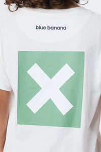 CAMISETA KIDS NATURE BLANCO ROTO