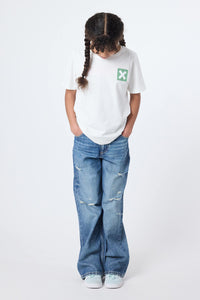 CAMISETA KIDS NATURE BLANCO ROTO